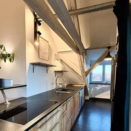 Appartement Einzigartige Dachgeschoss-loft Mit Dachterrasse *
